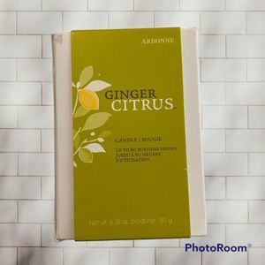 Arbonne Ginger Citrus Scented Candle